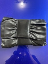 Vintage La Regale Black Satin Bow Evening Clutch Purse Made In Macau