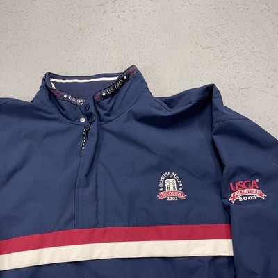 VINTAGE Golf Jacket Mens 2XL US Open Ashworth Olympia Fields