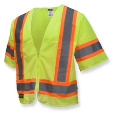 Radians RADWEAR SV22-3ZGM Type R Class 3 Two-Tone Safety Vest Yellow MEN'S 5XL