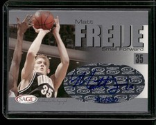 2004 SAGE #A11 Matt Freije Autographs Silver #312/320
