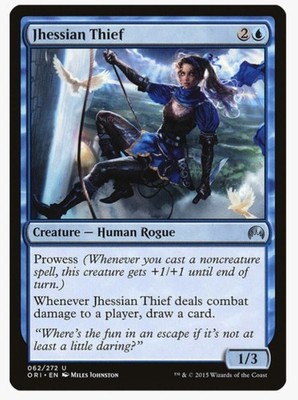 Jhessian Thief | MTG ORI | Human Rogue Prowess Card Draw EDH | LP
