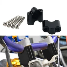 For YAMAHA RAPTOR 700R / 700 Risers 1.5" Handlebar Mount Clamps 2013-2026 Black
