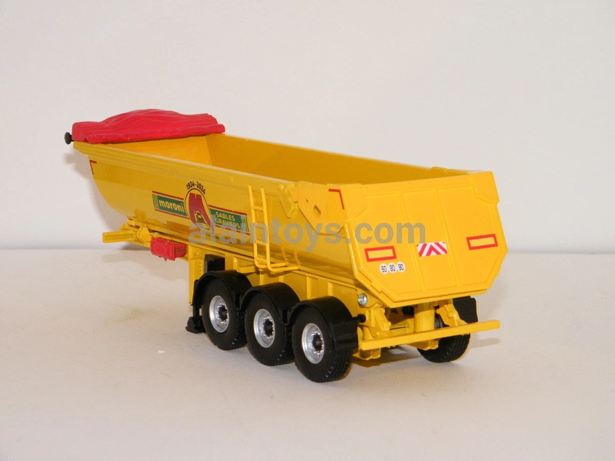 RENAULT T 460 REMORQUE BENNE TRANSPORTS MORONI ELIGOR 1/43 Réf 118117