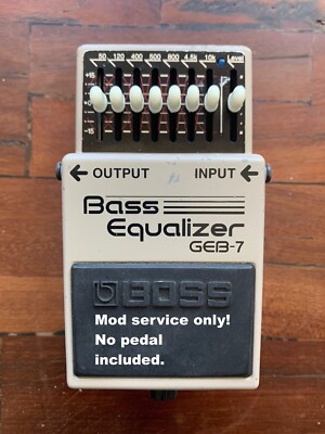Modify your Boss GEB-7 EQ Equalizer Effects Alchemy Audio Mod Service (No Pedal)