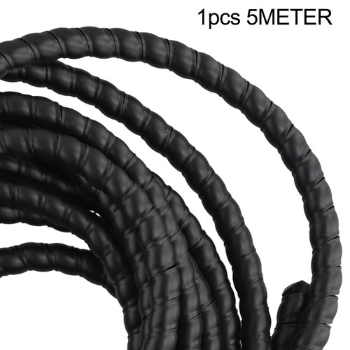 Flexible and Lightweight Cable Protection Black Spiral Wound Hose Guard - Picture 3 of 39