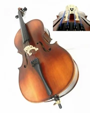 New 1/2  Size Cello,Professional Set up W/Despiau Bridge, Ready to Play!