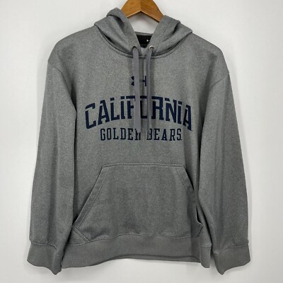Under Armour California Golden Bears Hoodie Adult Size S Gray UC Berkeley