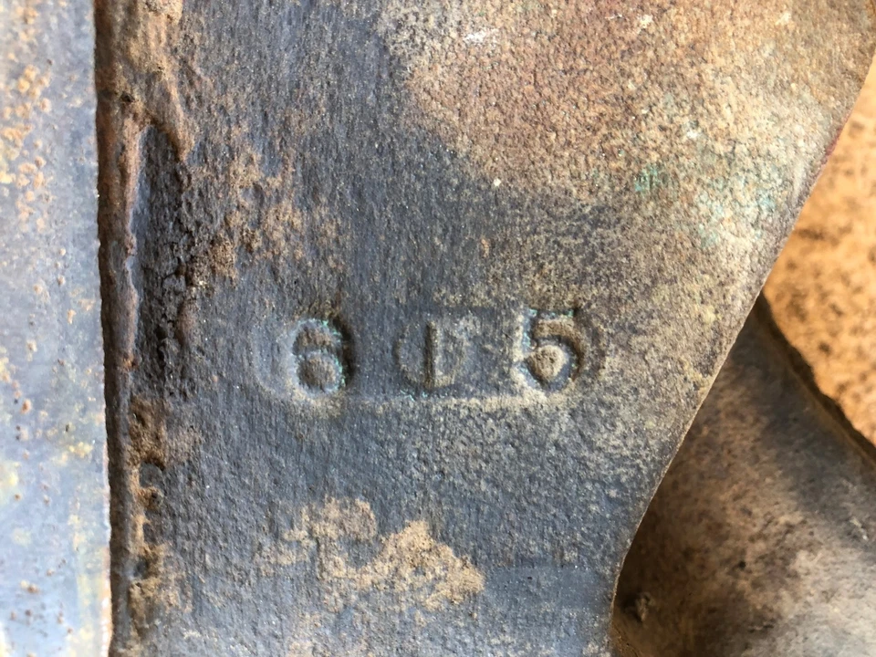 Buick Special 264 1955 colector de admisión de cabezal de clavo 6-5  Foto 3 de 4