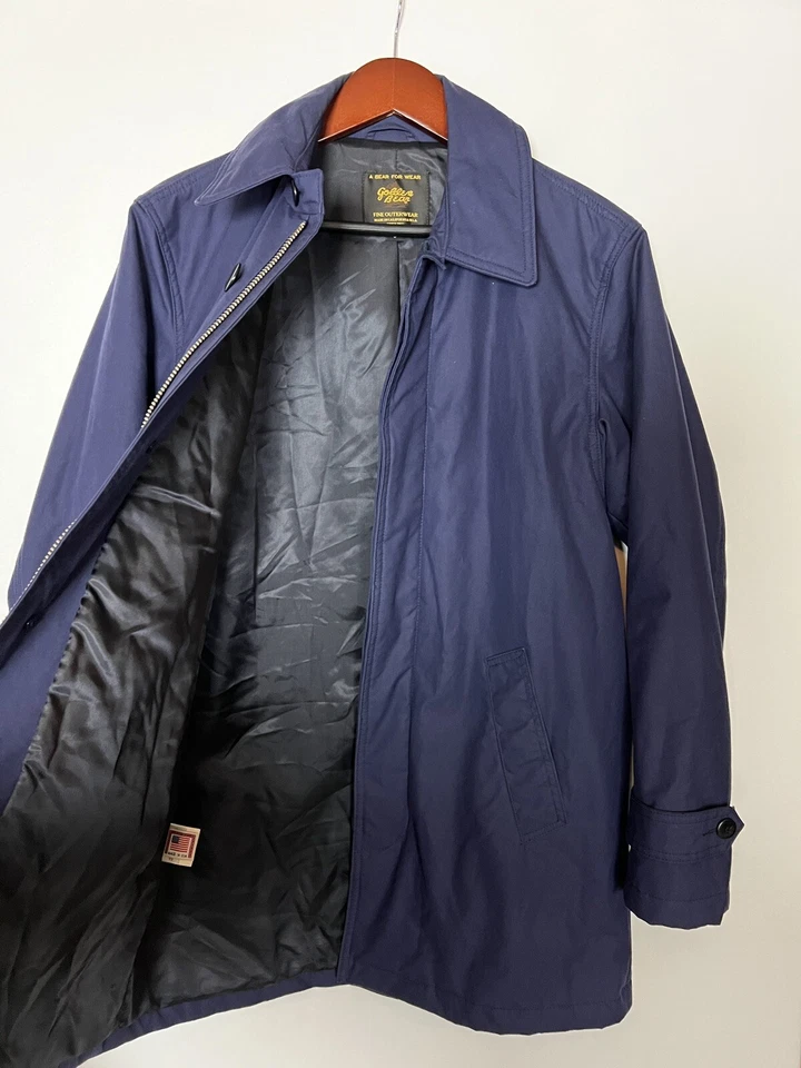 Chaqueta de campo de algodón a prueba de oso dorado #285 talla S HECHA EN EE. UU. $495 VENTA AL POR MENOR Foto 3 de 4