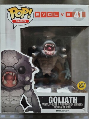 NEU UND VERPACKT Funko Pop Evolve #41 - Goliath 6'' (Glo In The Dark GITD) Exclusive