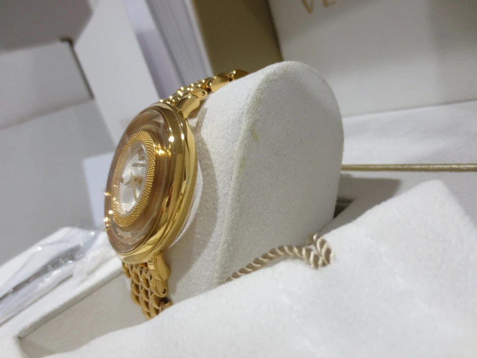 Reloj para mujer Versace VQV100015 Venus topacio rojo oro rosa IP acero inoxidable Foto 4 de 4