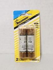 Bussman BP/NON-60 60 amp Fast Acting Cartridge Fuse 2pk
