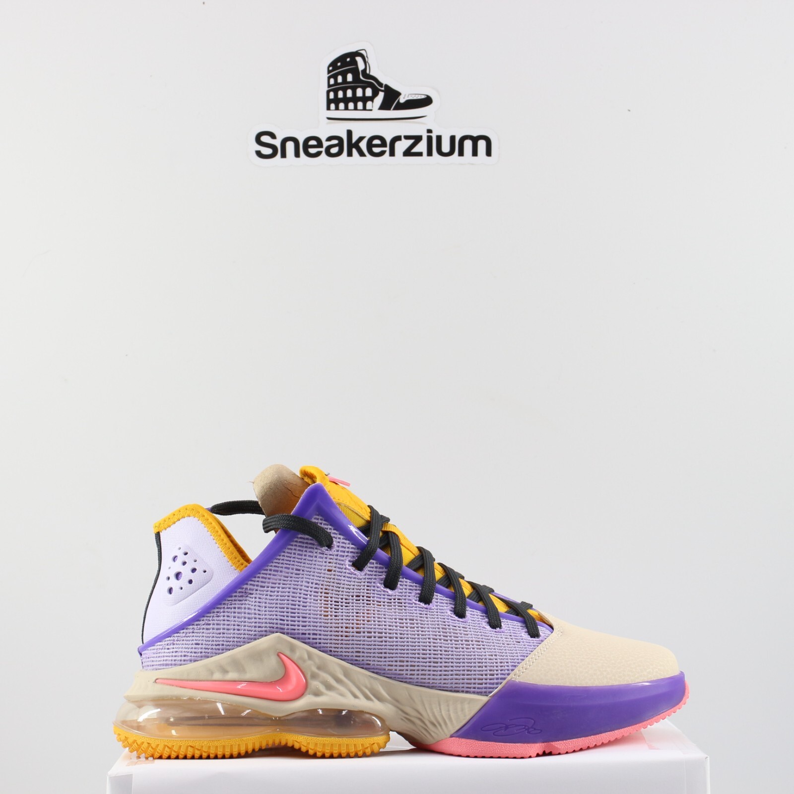 Nike Lebron 19 Low Mismatch Сиренево-розовый дымчато-серый DO9829-500 Мужские Новые