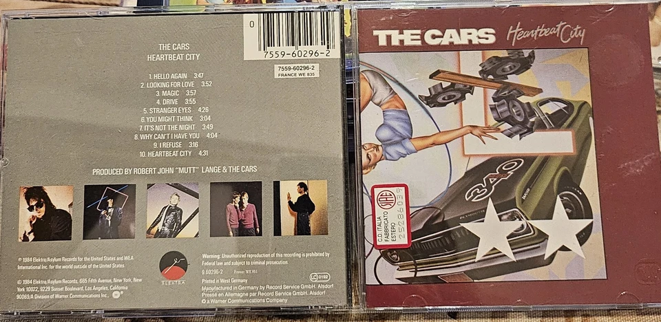 The Cars Heartbeat City Cd Elektra - Imagen 1 de 1