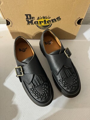 DR. MARTENS Ramsey Kiltie WOVEN Buckle Monk Loafer Creepers MSRP