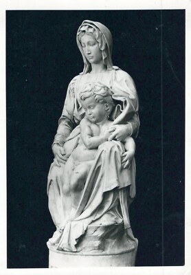 Postkarte menschlicher Körper Tempel Statue Skulptur Artefakt Truhe Kunstdenkmal AA12984