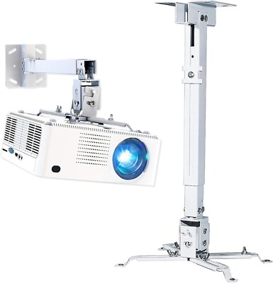 Universal 360?? Swivel TILT HD Projector Mount Ceiling Wall Holder Adjustable