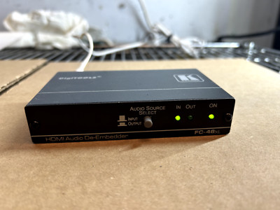 Kramer FC-46xl high-performance HDMI audio de-embedder with AC Adapter