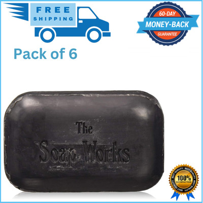 Soap Works Coal Tar Bar Soap, 6-Count