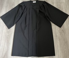 Achievers Black Graduation Gown Full Zip Unisex Size 50 College High School