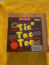 BSiri Monkey Pod Wood Tic Tac Toe NEW