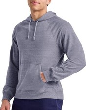 Hanes Hoodie French Terry Sweatshirt Pullover Men's Midweight sz S-2XL