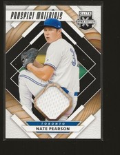 2020 Panini Elite Nate Pearson Prospect Materials Jersey Blue Jays