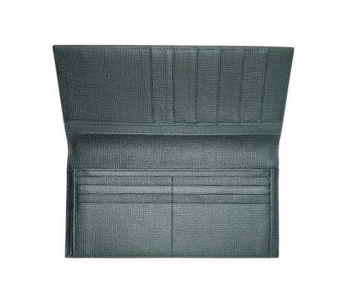 NEW LUIGI BORRELLI Small Leather Good Continental Holder Card Wallet Luxury Bag - Imagen 2 de 2
