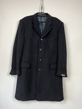 Givenchy Black Wool and Cashmere Coat Size 48