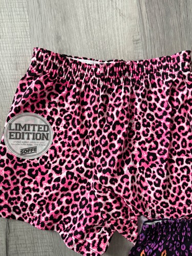 NEW Soffe Shorts Lot of 3 Cheer/Gym/Athletic Youth Large Fun Print and Plain - Picture 8 of 9