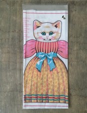 Vintage Sari Simple Sew Mrs Clara Cat Rag Toy Joy Malcolm Wilcox Rare Brand New