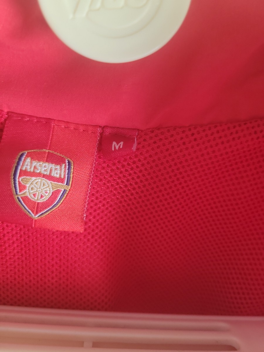 Vintage Arsenal Adult M Red Full Zip Jacket red/navy official AFC