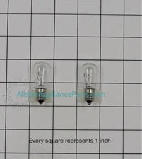 GE Dryer Drum Light Bulb WE05X20431 / WE4M305 (pack of 2)