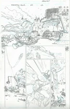 ORIGINAL ART TO FANTASTIC FOUR ISSUE 55 PAGE 12 BY STUART IMMONEN