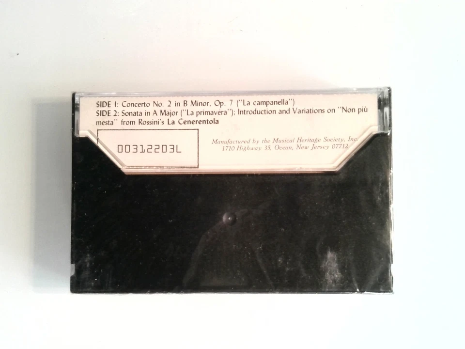 Nicolo Paganini Violin Concerto No 2 Charles Dutoit (Cassette) New Sealed - Image 2 of 2