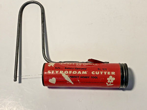 RETRO VTG Craft House Styrofoam Cutter D Battery Operated HEATS UP PRE ZIPCODE