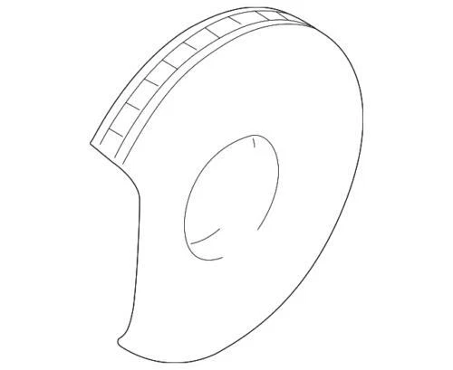 Genuine GM Rear Driver Side Disc Brake Rotor 10445859
