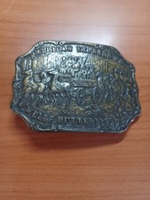 Vintage Belt Buckle American Express Co/Wells Butterfield  Co