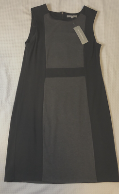 New York Collection -Color block - Women's - Large - Dress Charcoal Gray &  Black | eBay