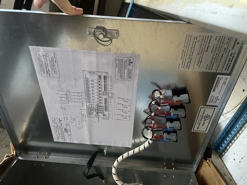 Brand New Emerson Multiflex Board W/Enclosure 851-4221 168 4-light ovrds,4NC 20A - Picture 4 of 17