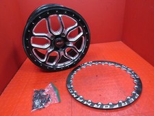 17x10 Weld Laguna Beadlock Drag Wheel 5x120 Gloss Black Milled 45 4244 17x10 Weld Laguna Beadlock Drag Wheel 5x120 Gloss Black Milled 45 4244