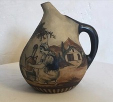 CIBOURE VE PICHET CRUCHE signée M FERNANDEZ