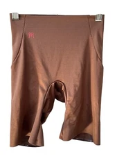 Ruby Ribbon High Waist Thigh Slimmer Women Small Compression Shaper Bronze