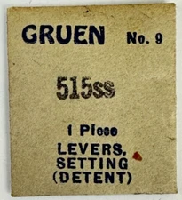 GRUEN  EB443 CAL515SS  SETTING LEVER DETENT FACTORY WATCH REPAIR PART WP2