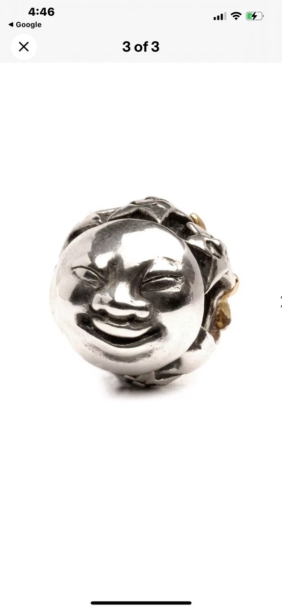 Authentic Trollbead Happy Universe Sun Moon Stars 925 Sterling