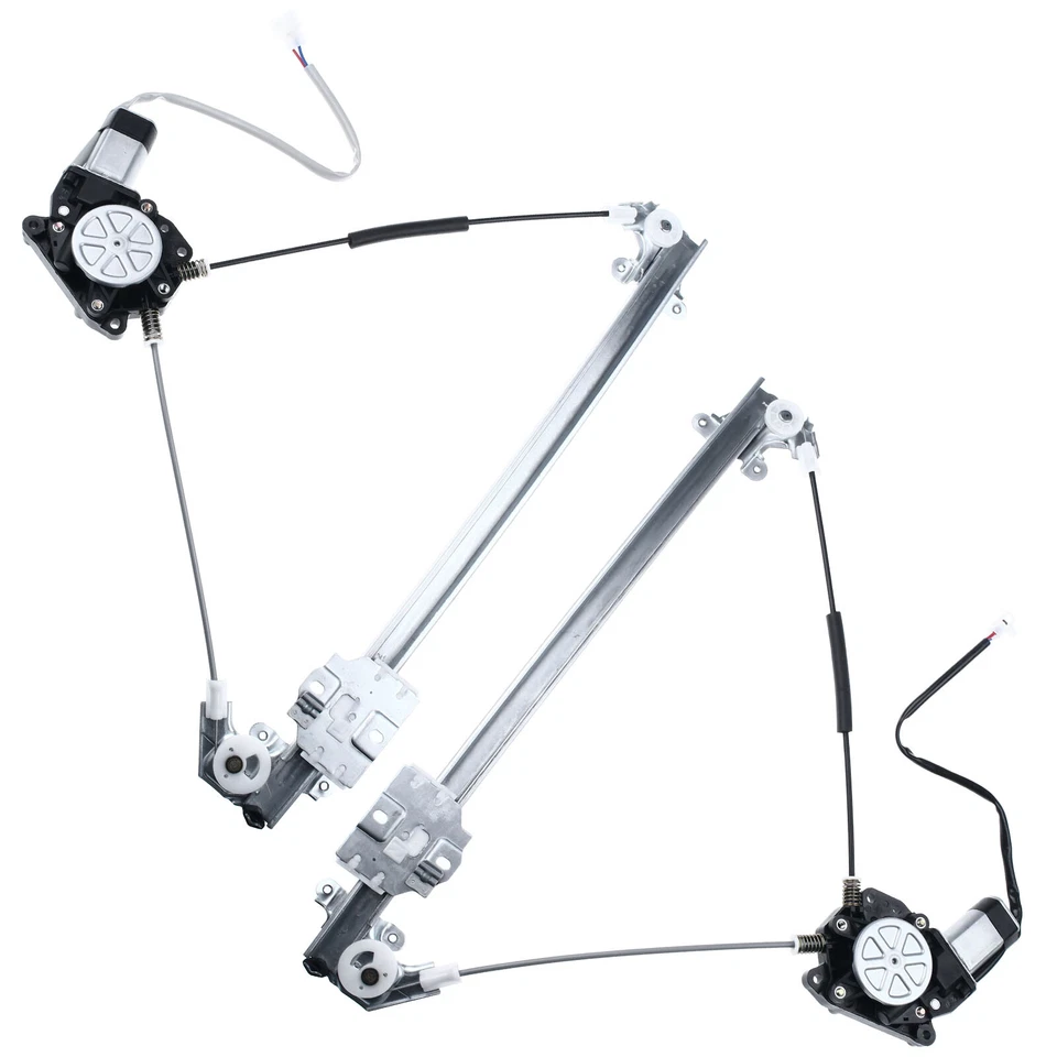 Regulador de ventana 2 piezas con motor para Suzuki Sidekick 1989-1998 delantero 2 puertas solamente Foto 4 de 4