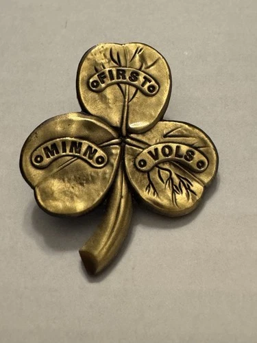 Replica 1st Minnesota Volunteer regiment Civil War Corps Badge