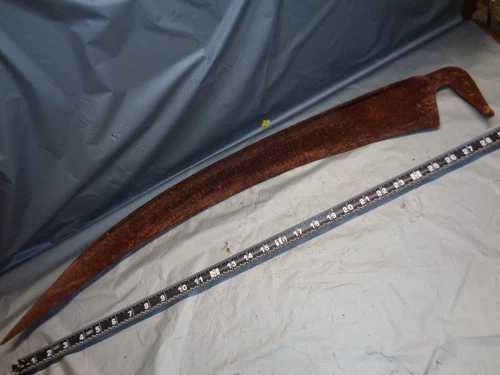 28" Scythe Sickle Blade - Rusty -  **NO HANDLE**