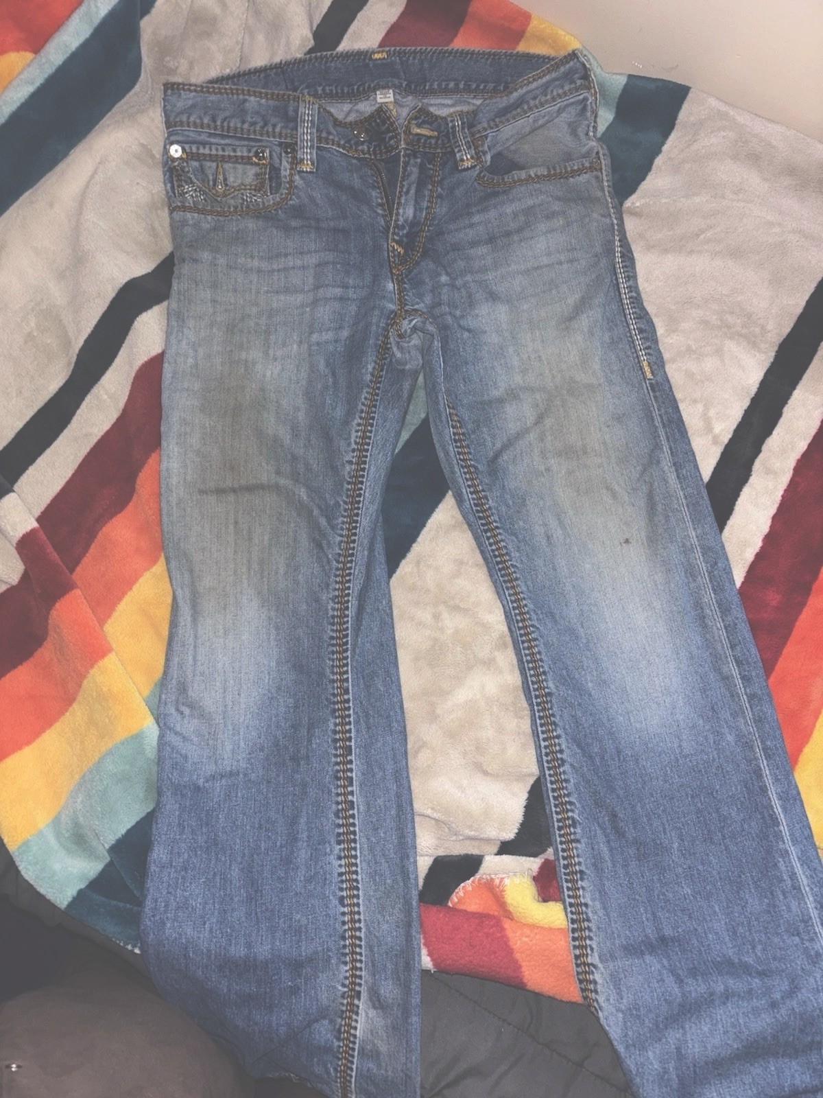 2015 True Religion Boot Cut Blue men’s Jeans! 32