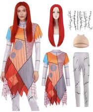 Nightmare Before Christmas Sally Costume Adult Womens Outfit Halloween LARGE